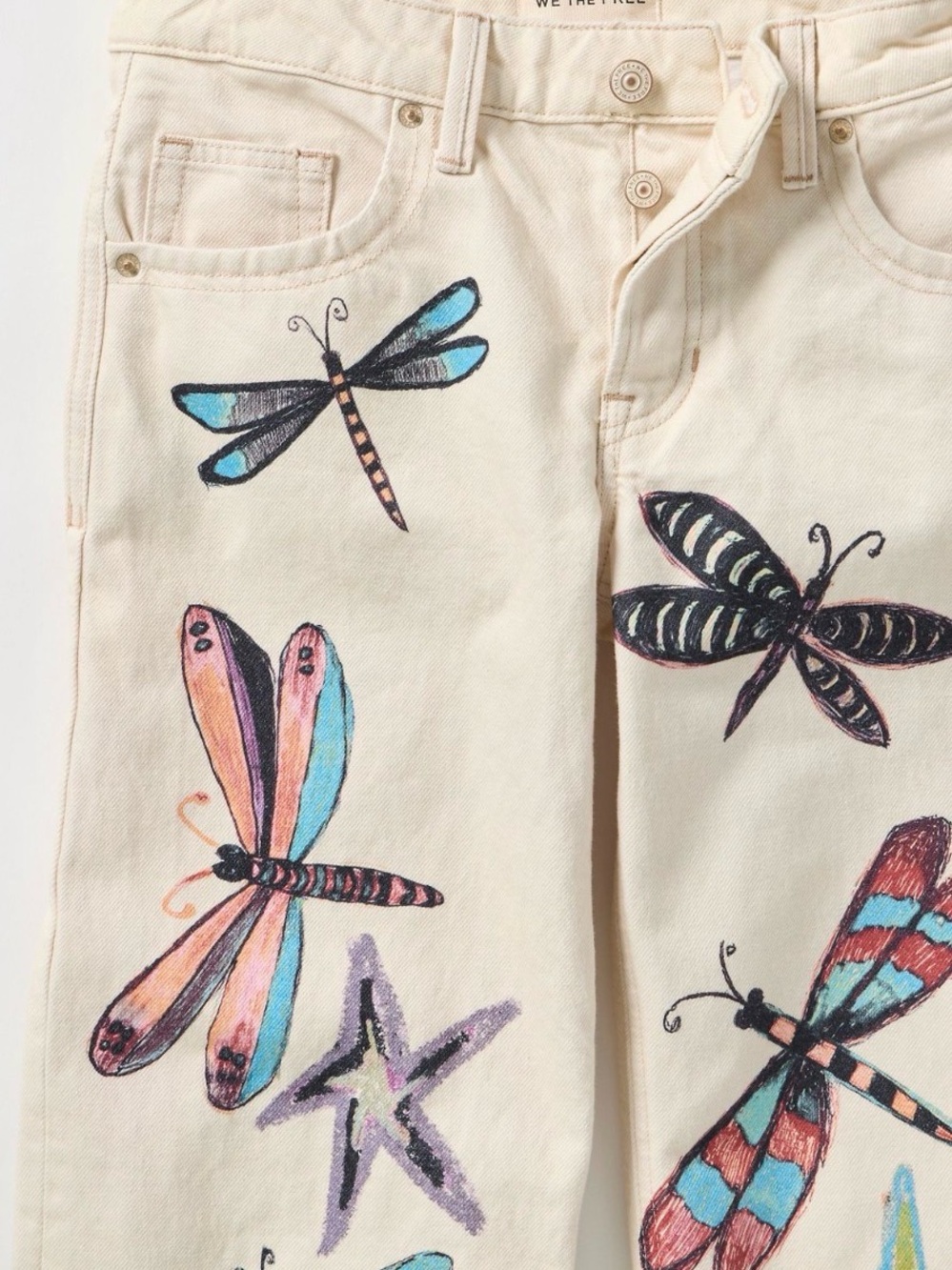 We The Free Tennessee Low Rise Illusions Jeans, Dragonfly New - Picture 5 of 11